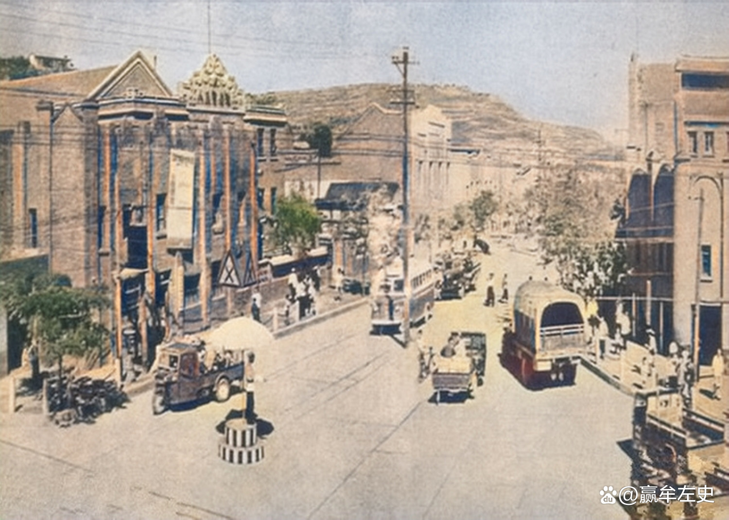 宝鸡市陈仓路小学老照片,百年前的宝鸡老照片