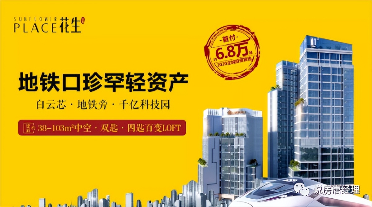 白云花生大厦公寓产权,广州市中心高档loft公寓价格