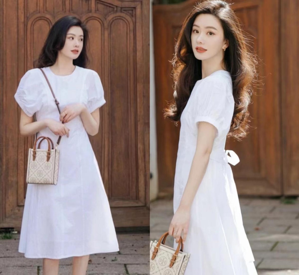 白裙子穿搭夏季气质超仙,夏天裙子凉快不透