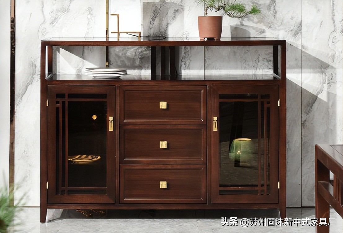 三室两厅简约风实木家具推荐,原木色简约新中式家具实景