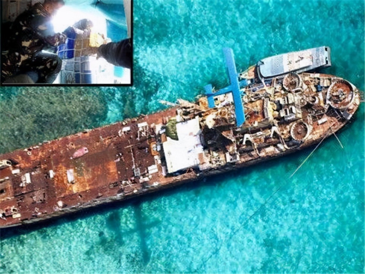 赖在仁爱礁的菲律宾军舰现状,赖在仁爱礁的菲律宾军舰过得如何