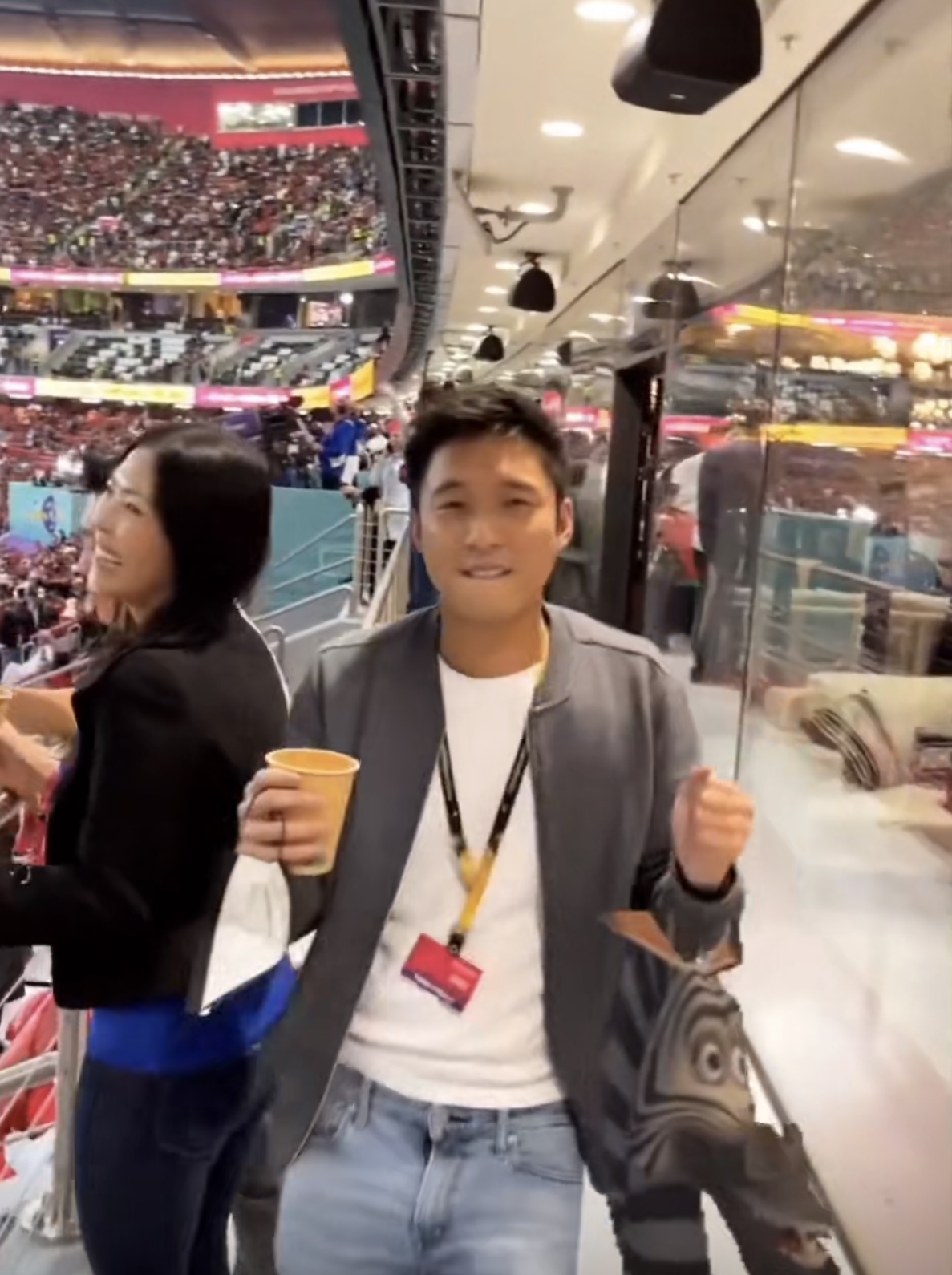 霍启山卡塔尔看球视频,霍启山卡塔尔球赛