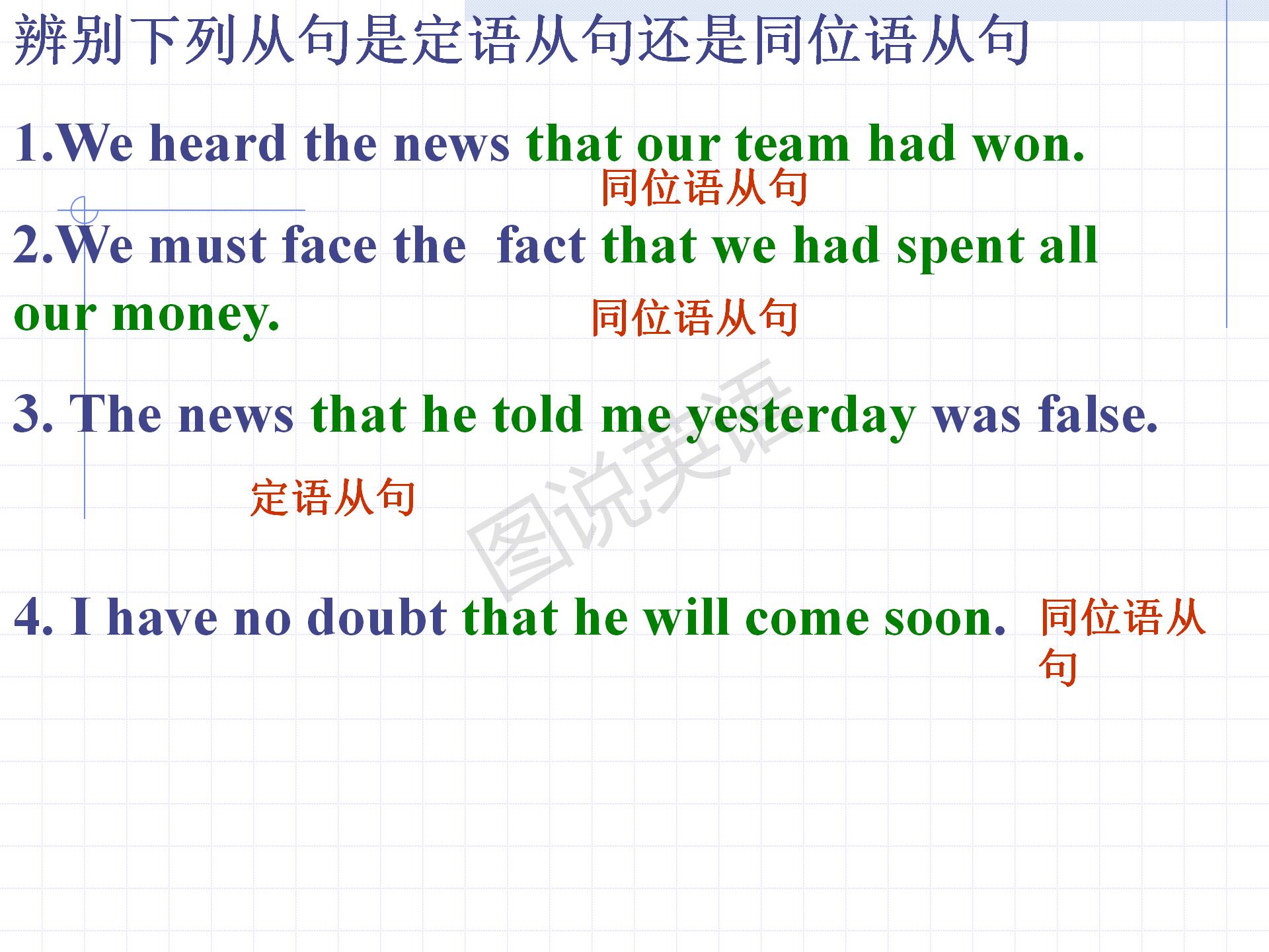 新概念英语条件状语从句讲解,新概念英语一第122课定语从句