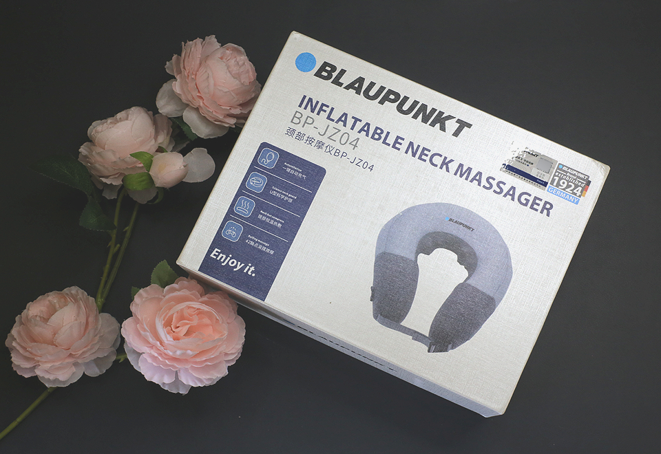 恒温热敷，一键充气，蓝宝颈椎按摩器体验