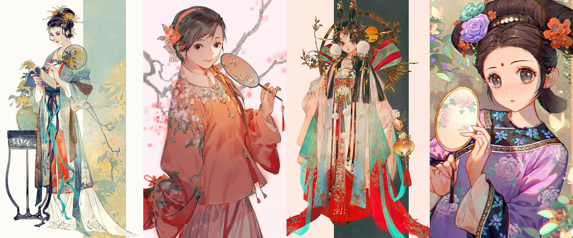 二次元服装绘画,二次元少女绘画教程动漫可爱