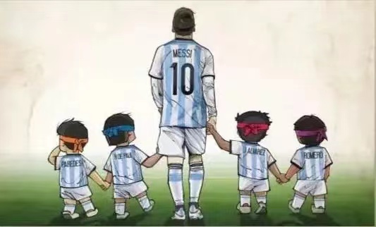 阿根廷夺冠梅西圆梦光的方向,梅西夺冠阿根廷之路