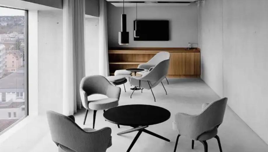 黑白灰色彩设计,灰色搭配各种颜色的设计图案