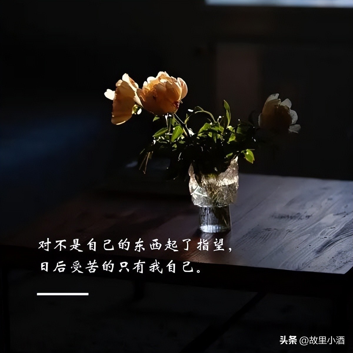 想得太多真的活得太累,活得太累是因为欲望太多