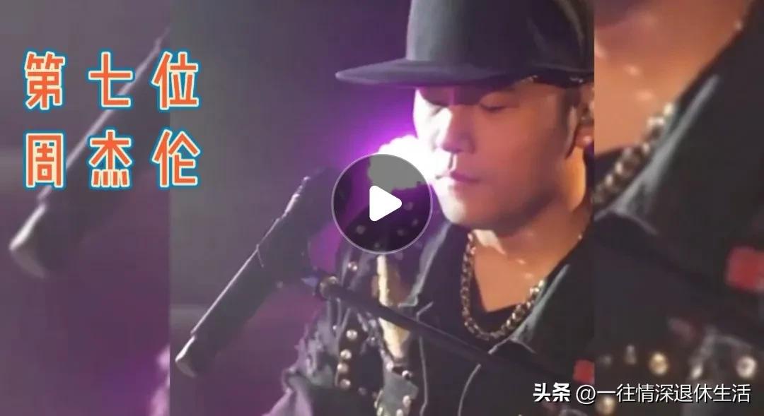 十大最受欢迎的华语男歌星,内地歌手地位最高的十大男明星