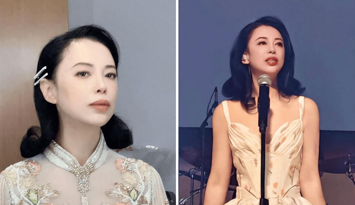 黄绮珊魅力照,55岁黄绮珊齐刘海