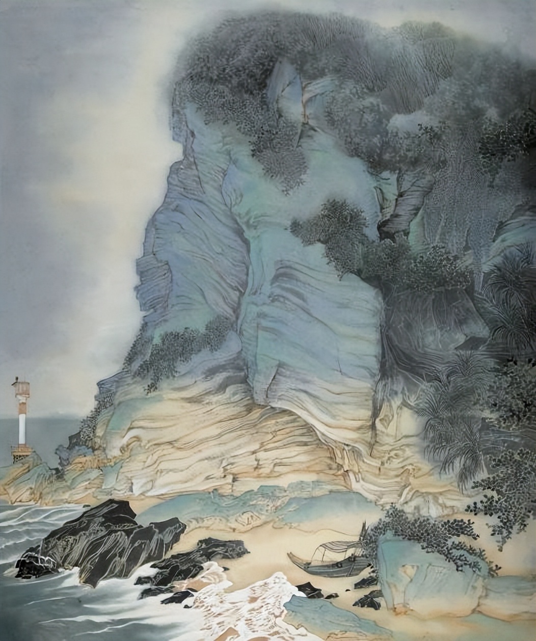 看广西山水的别样“青绿”峰岚翠微——王雪峰中国山水画作品展在南宁开幕