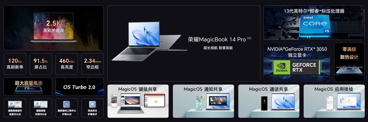 深度体验荣耀magicbook14,4999元起荣耀magicbook14轻薄本首发