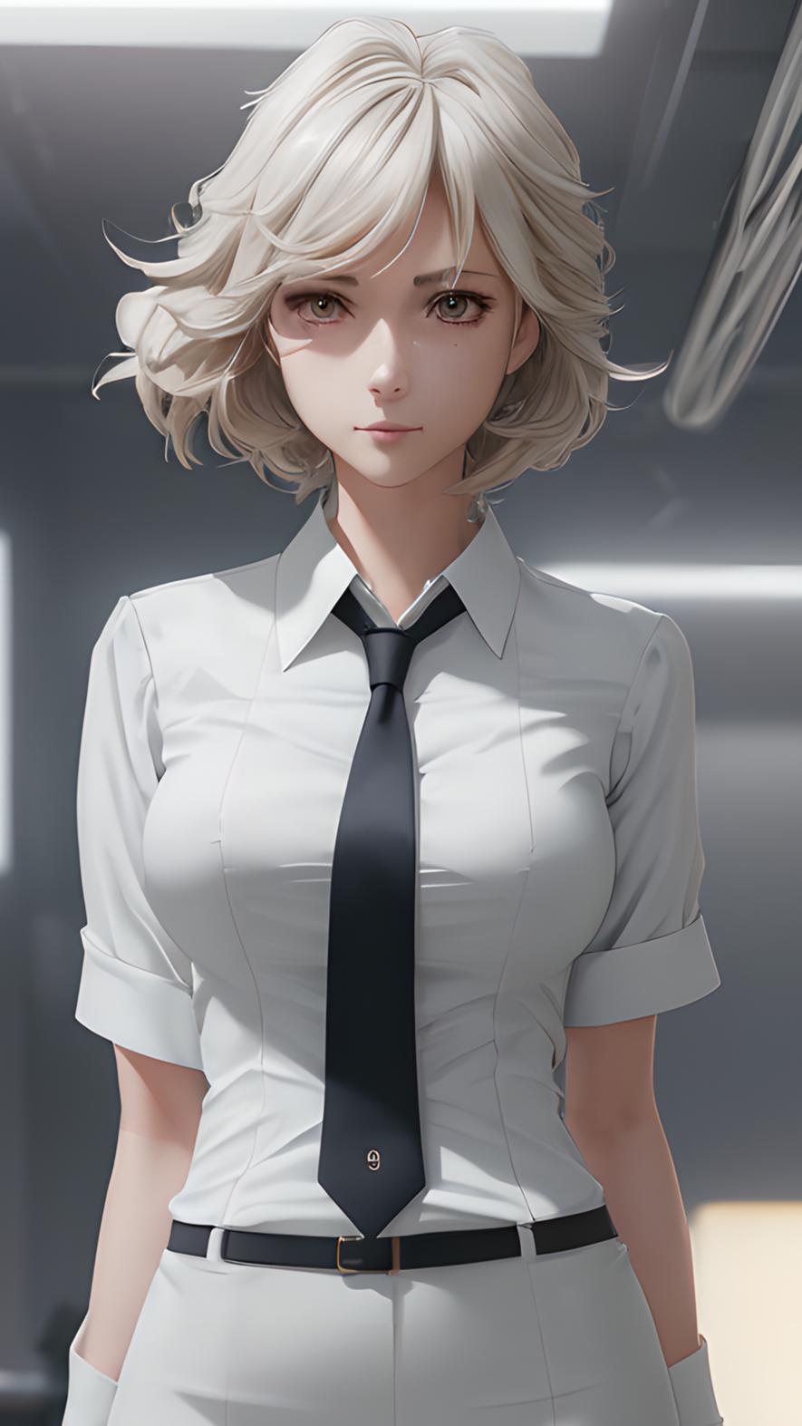 动漫办公室高清壁纸,二次元上班族壁纸