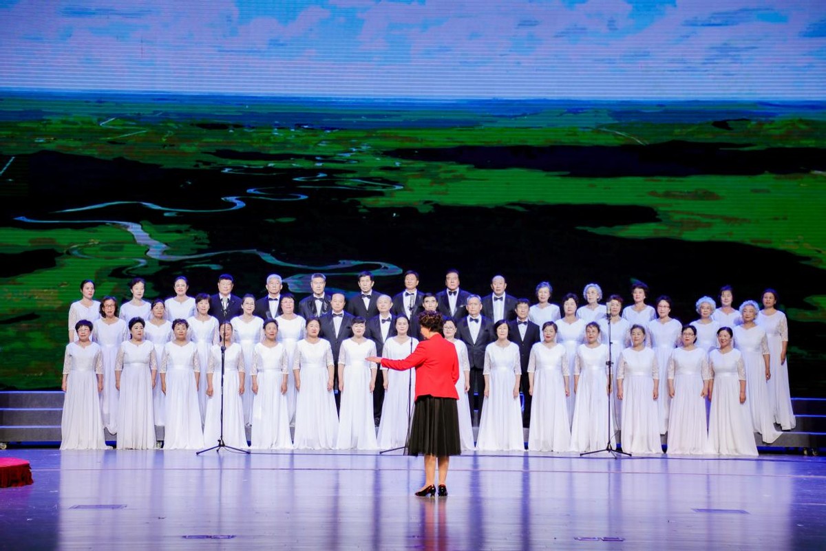 北京通州漷县合唱团表演,通州区机关文艺汇演