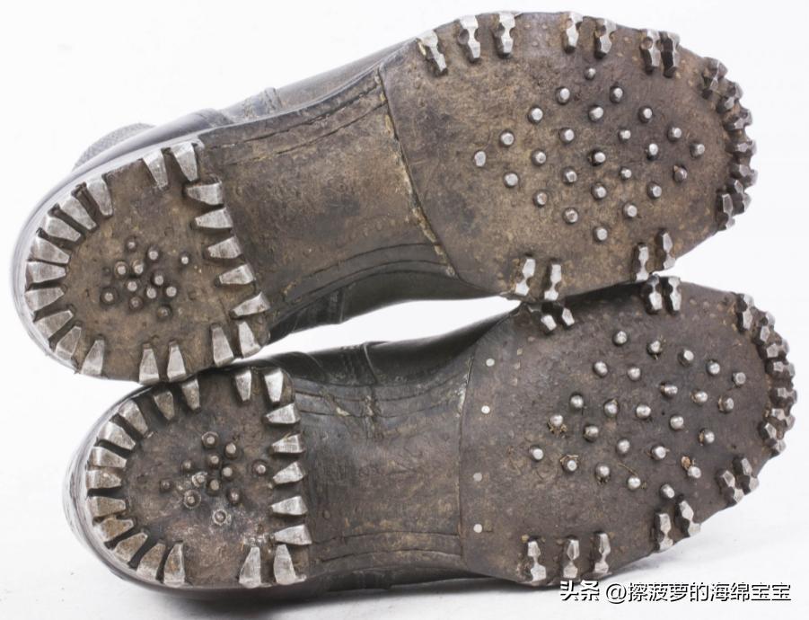 二战时期德国专用军靴,二战德国军靴长筒图片