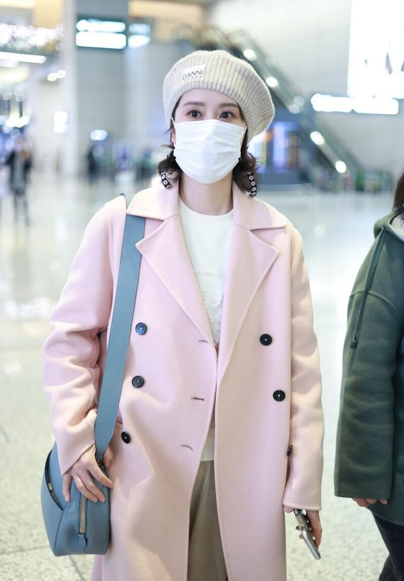 海清帅气冬季穿搭,海清穿衣搭配图