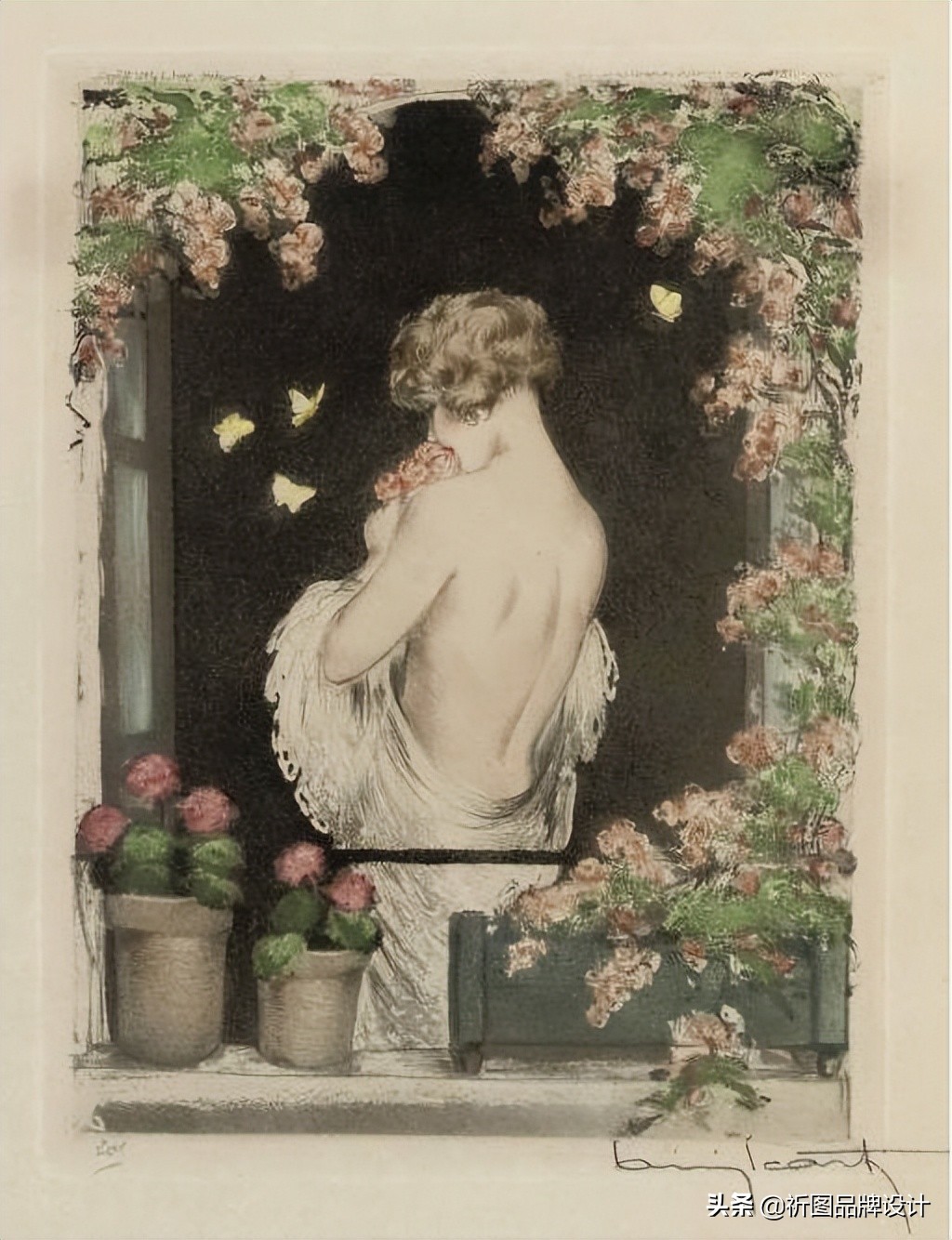 因为路边金发女郎而改变一生的油画家，他的人体油画定格18岁妻子