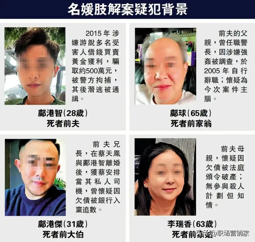 香港名媛蔡天凤遇害反转,香港模特蔡天凤遇害原因