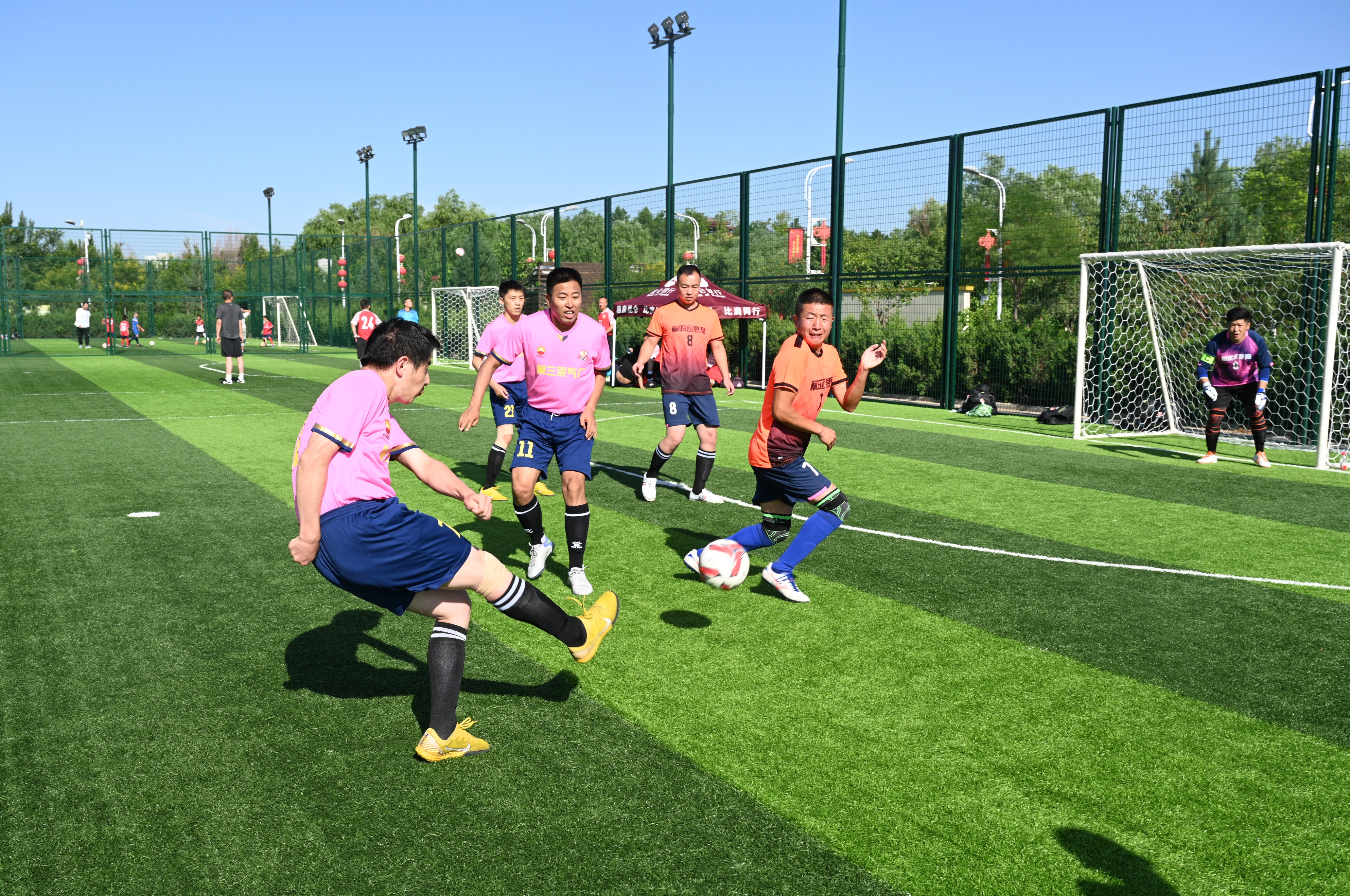长庆长北杯足球赛开幕式,第二届足球赛开赛