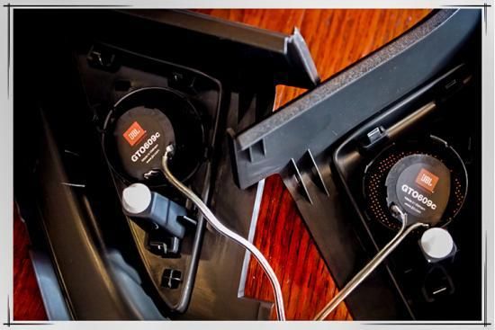 别克君越2010款jbl音响,别克君越音响改装高音喇叭