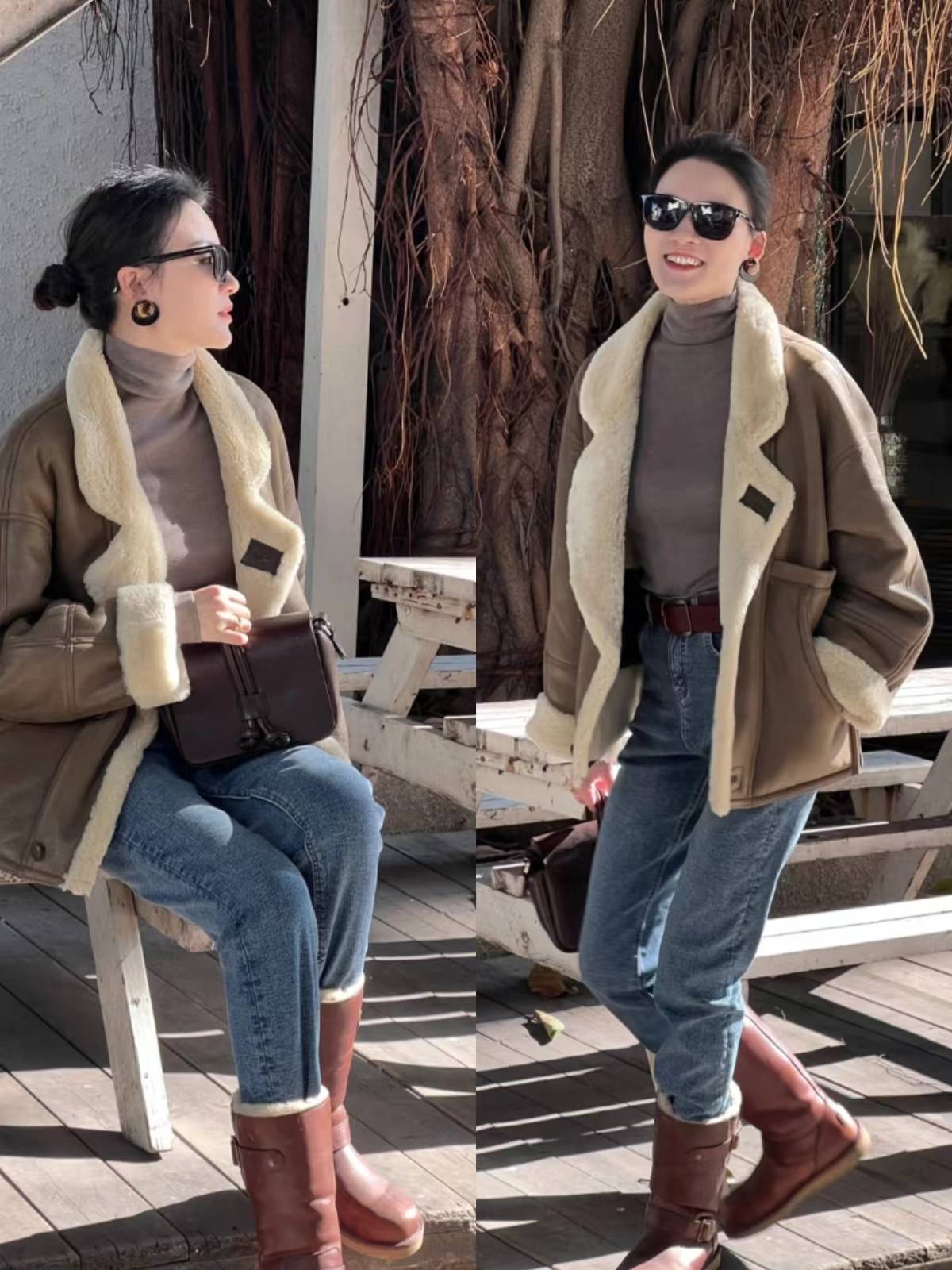 冬靴坡跟中筒,秋冬长筒靴如何选