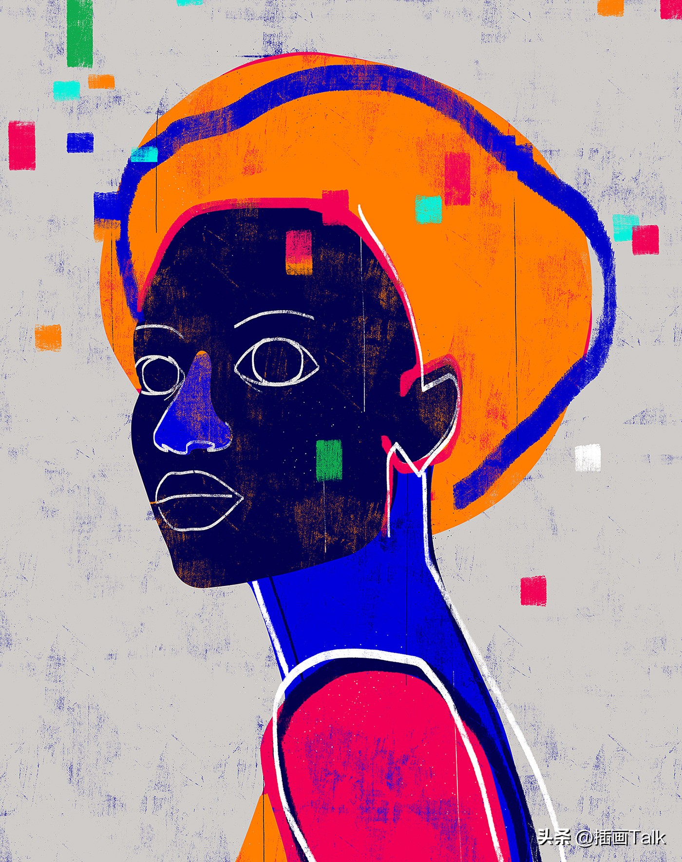 巴西插画师可爱动物,巴西插画家janaglatt的插画