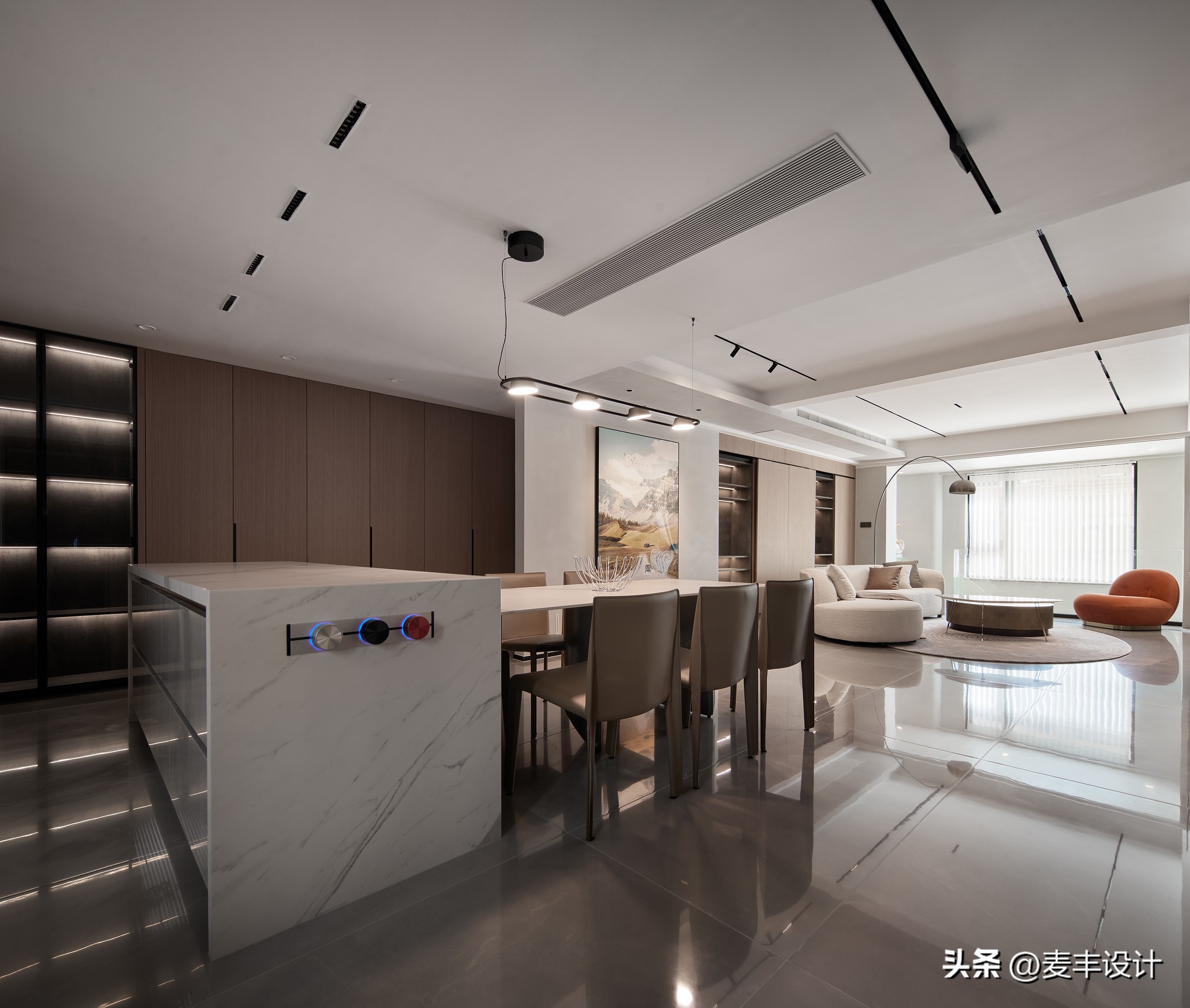 MHOO|沐光而居220㎡白马御府现代复式私宅