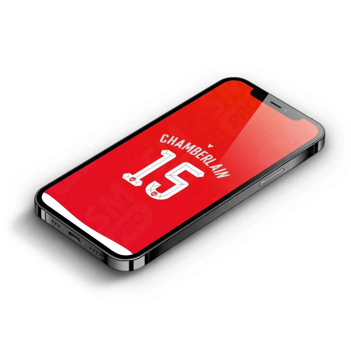 手机壁纸有关足球,皇马球衣队徽壁纸