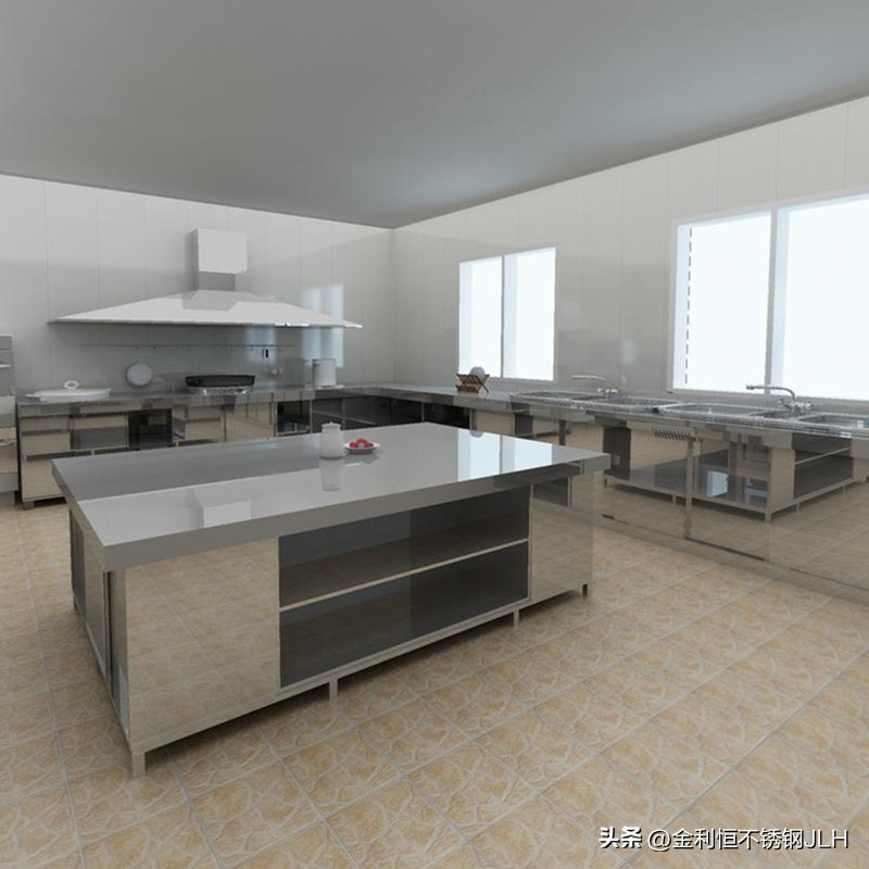 定制304不锈钢整体橱柜多少钱一米,整体不锈钢厨房橱柜厂家批发