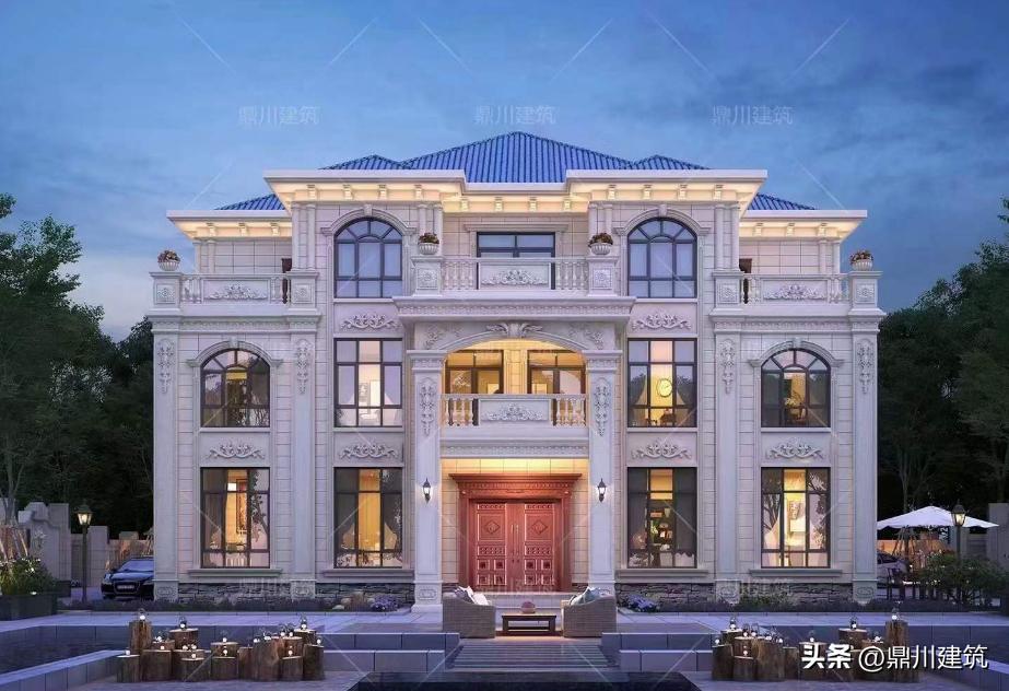 最豪华的农村别墅,农村高端豪华四层别墅真土豪