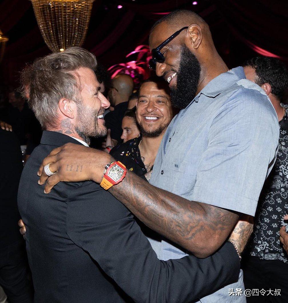 贝克汉姆与体坛大佬,足球明星贝克汉姆世界杯高光