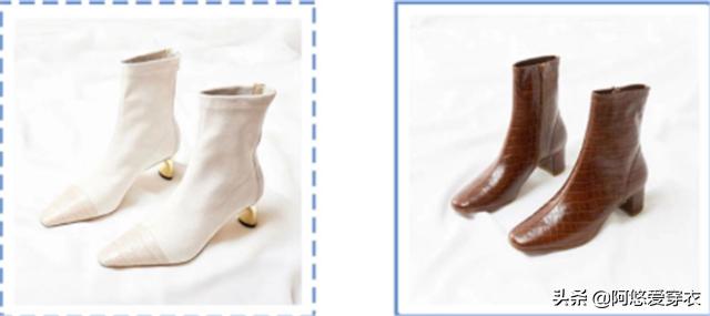 今年流行的显高鞋子,今年流行的百搭裸靴