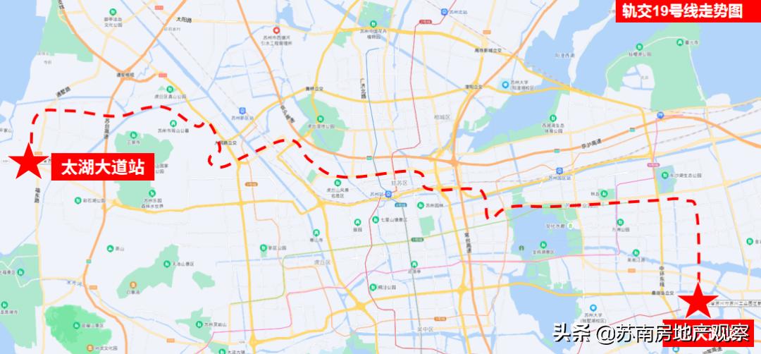 详细的园区地铁6号线站,6条地铁新线104个站点名称公布