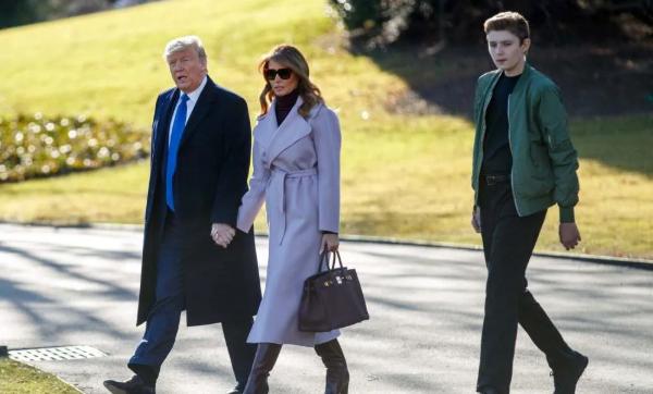 特朗普巴伦小时候,特朗普小儿子巴伦近照