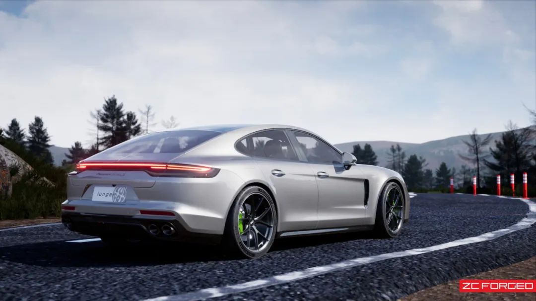 保时捷panamera改taycan前脸,保时捷panamera改装宽胎