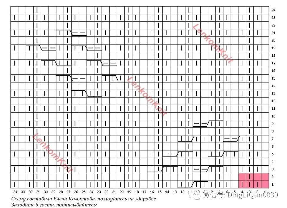 蓝色针织衫图解,有图解的套头针织衫