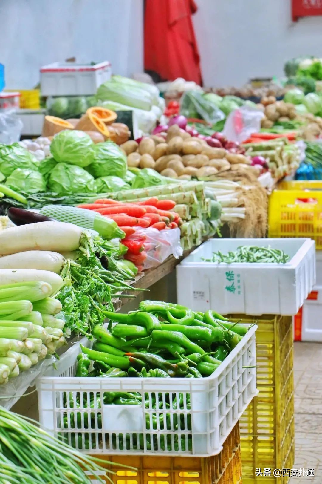 西安曲江哪里有大型批发菜市场,深夜西安十大农贸菜市场