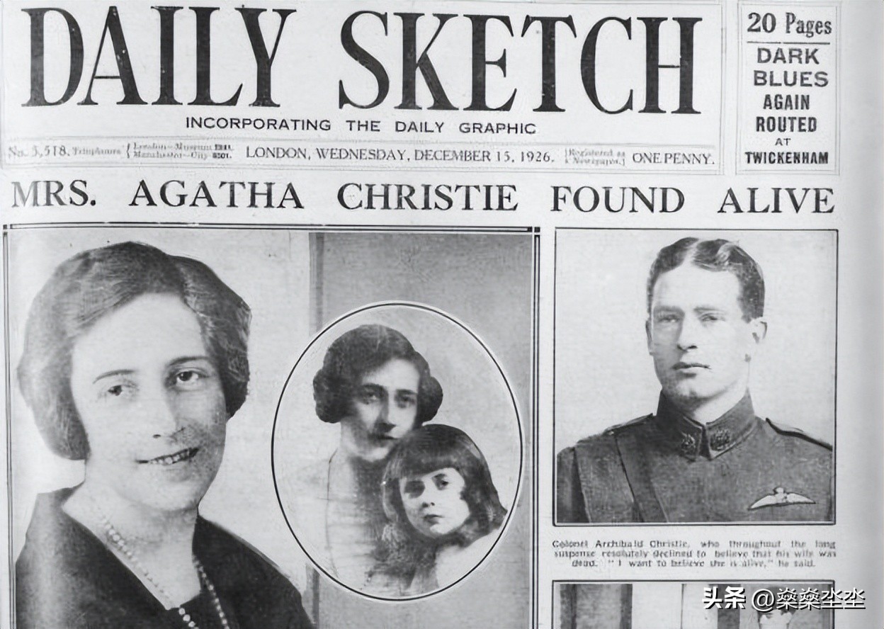 推理女王阿加莎妻子出轨,推理小说家阿加莎