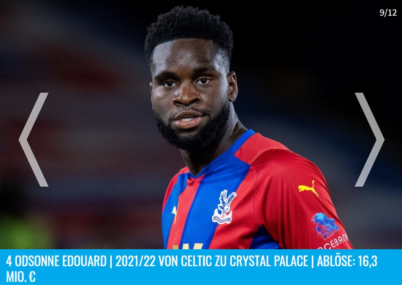 英超6强球员身价排行榜,德转更新中超联赛身价top20