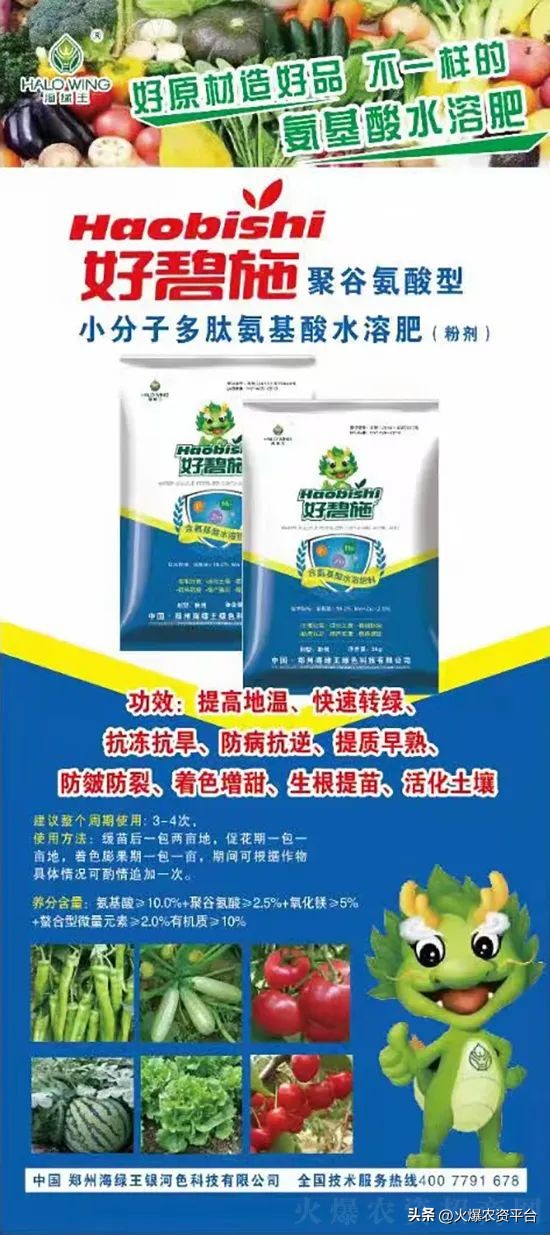 氨基酸肥料的9大优势,做农资需要掌握的知识