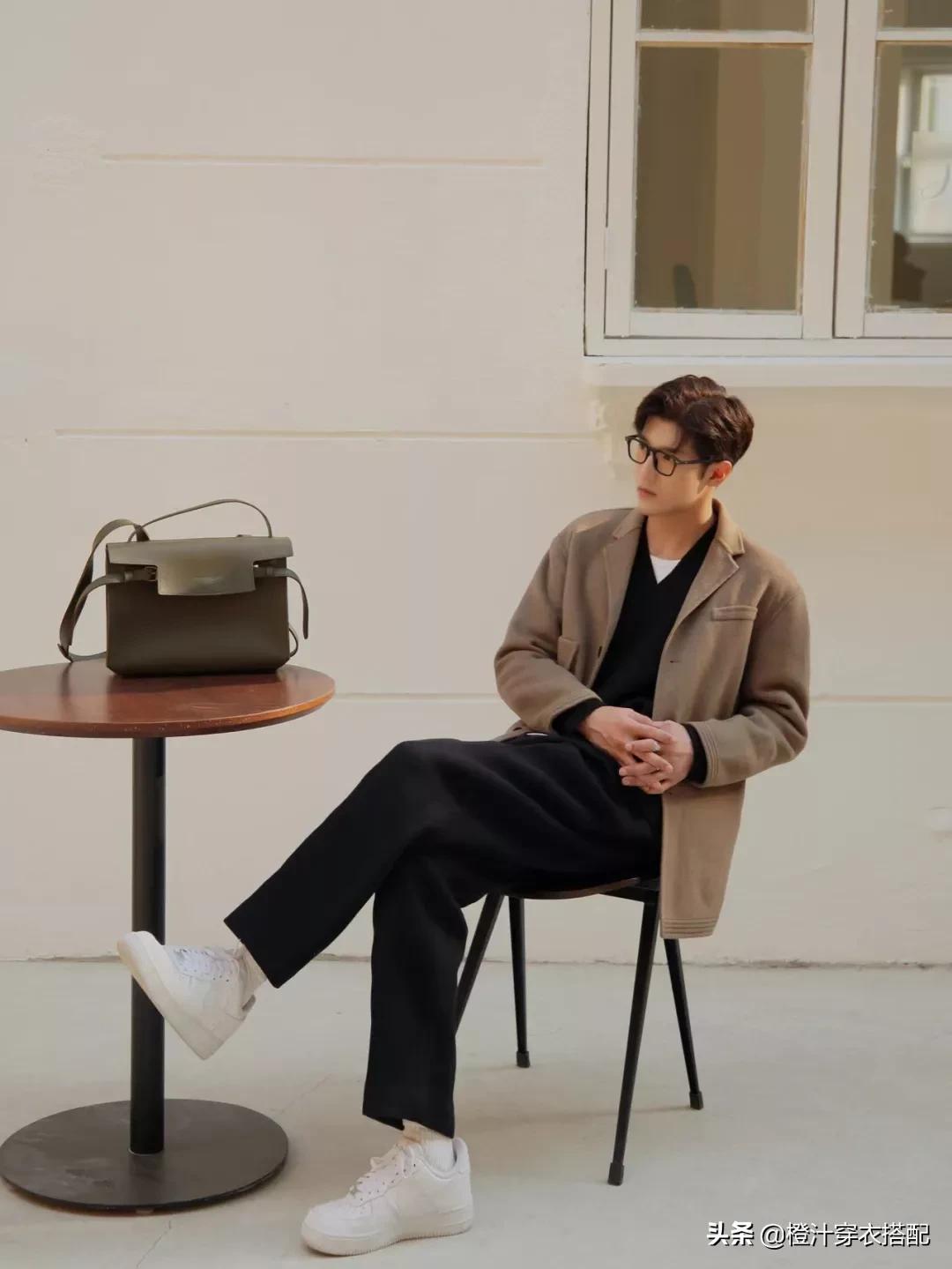 190韩系穿搭男士秋冬高级感,韩系搭配自带温柔的秋冬气质穿搭