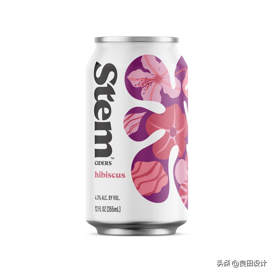 StemCiders苹果酒包装设计全面的品牌重新设计