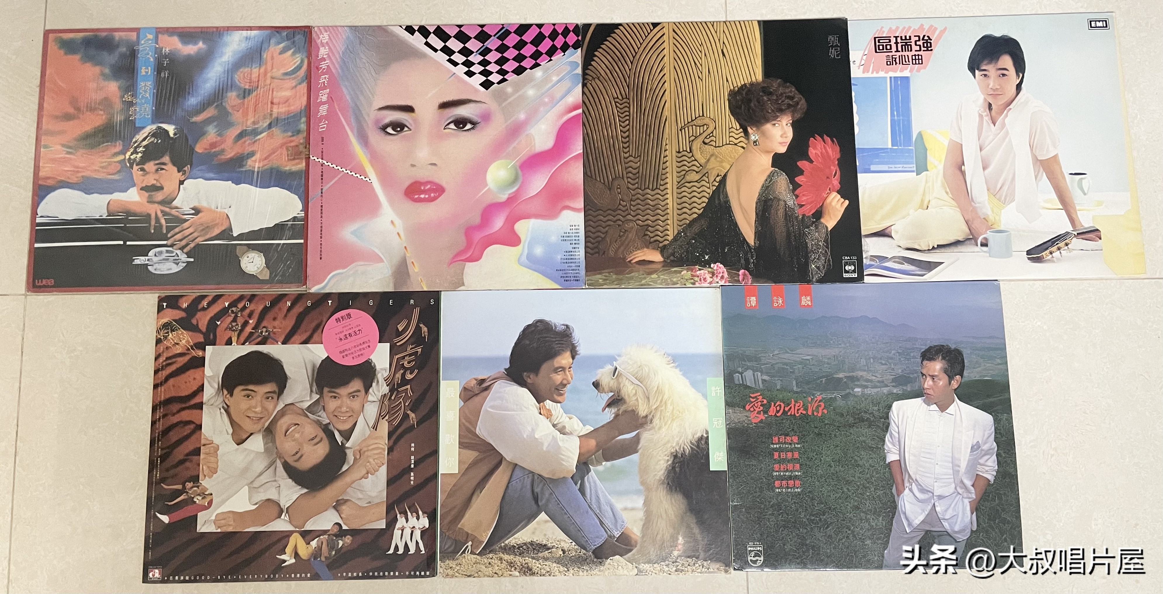 1984年香港十大唱片金曲,80年代香港歌手唱片封面