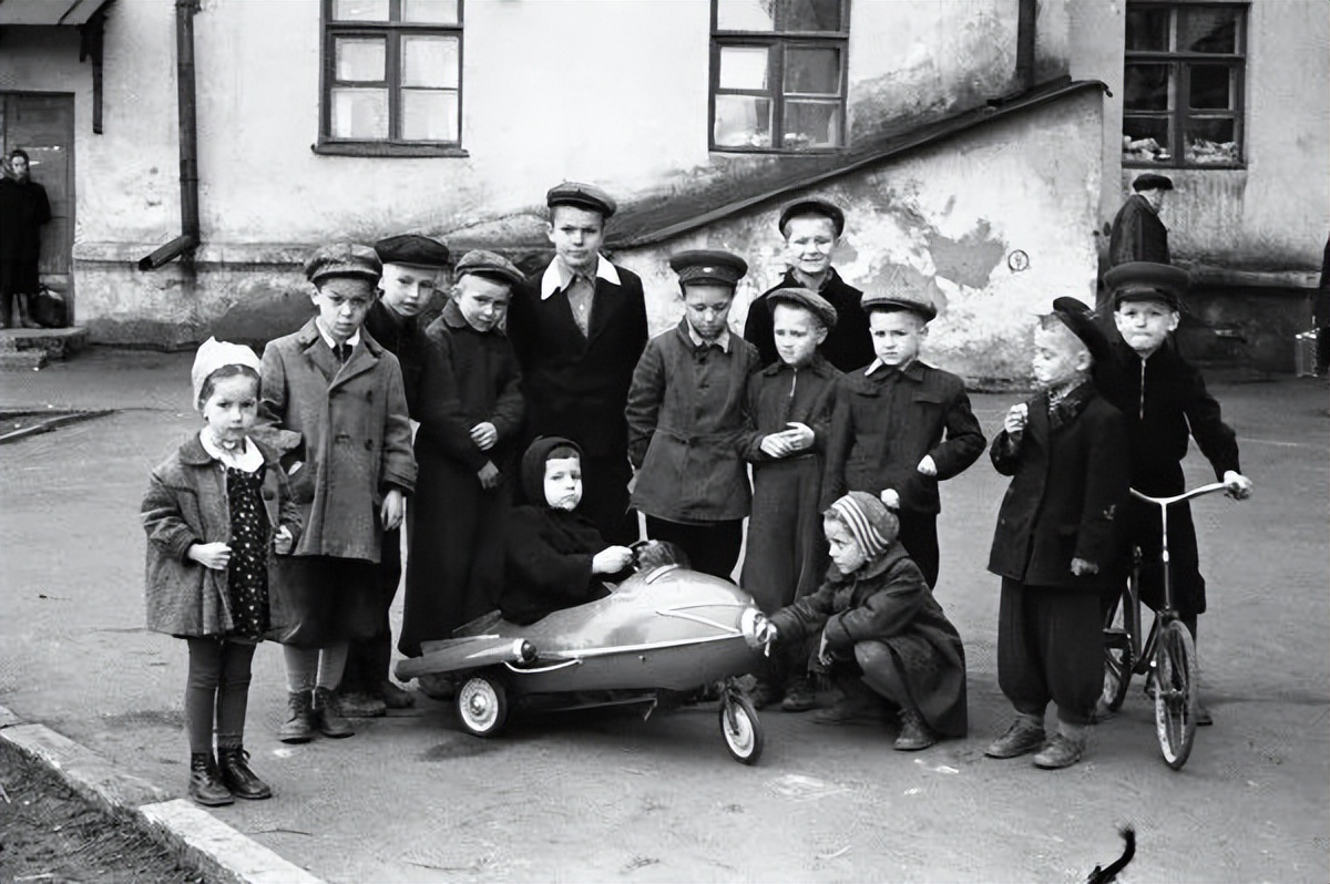 老照片里的苏联,二战苏联儿童老照片