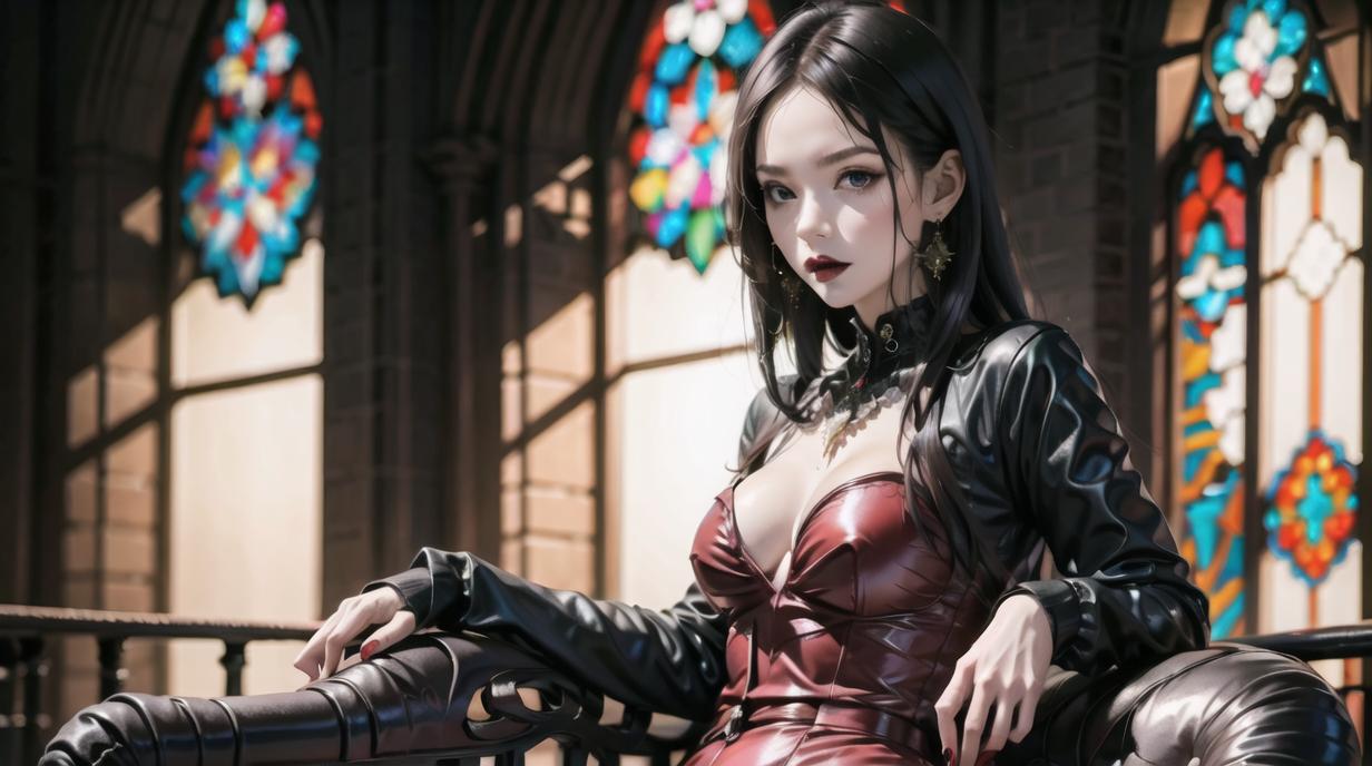 二次元ai女神图片,ai二次元少女美图