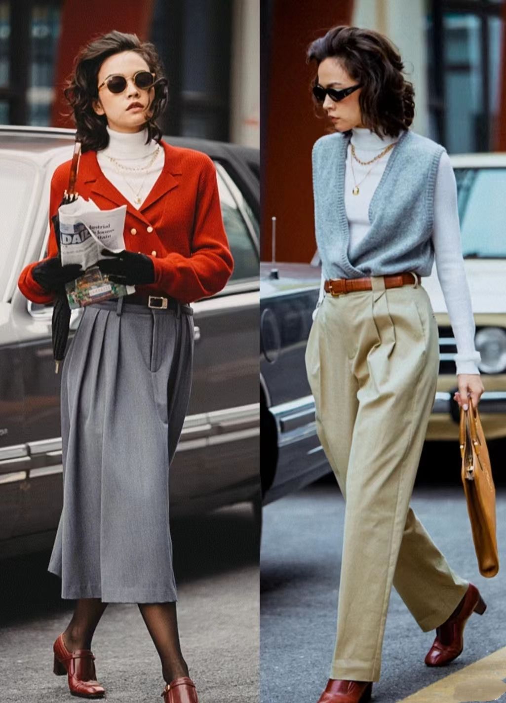 这个秋冬爱上“复古风”，优雅时尚又精致，邂逅更美的自己