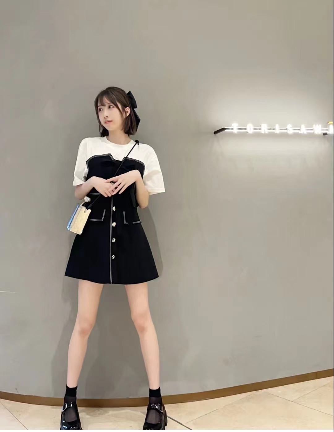 韩剧千金穿搭连衣裙,韩剧财阀千金穿搭黑色连衣裙