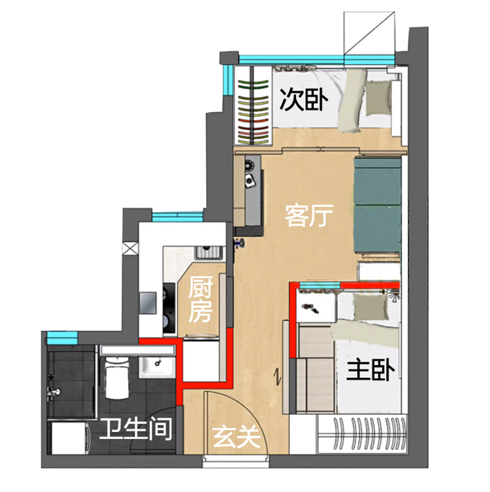 香港蜗居30平米一家三口穷开心,香港一家三口蜗居30平