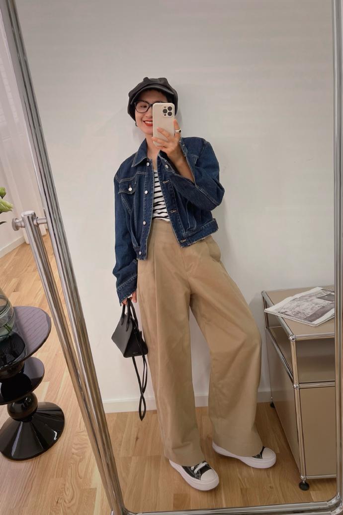 短发博主穿搭冷淡风高级女生穿搭,一个短发慵懒风穿搭博主