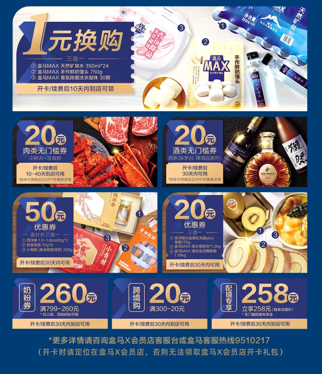 浦东盒马x会员店跨境店,上海第二家盒马x会员店